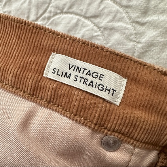 J. Crew Women's Vintage Slim Straight Leg Corduroy Pants Size 26 - Picture 5 of 15